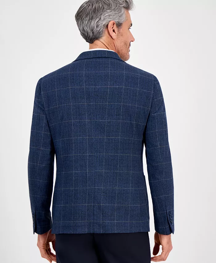 Alfani Tom Baine Men's Slim-Fit Plaid Stretch Sport Coat Men's Fashion & Accessories