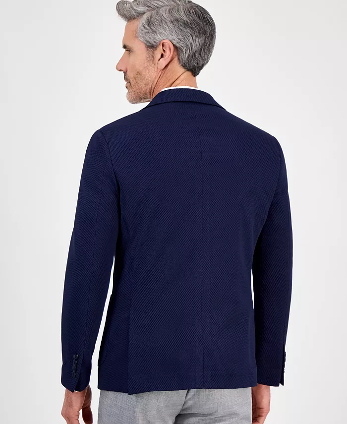 Alfani Tom Baine Men's Slim-Fit Waffle Stretch Sport Coat Men's Fashion & Accessories