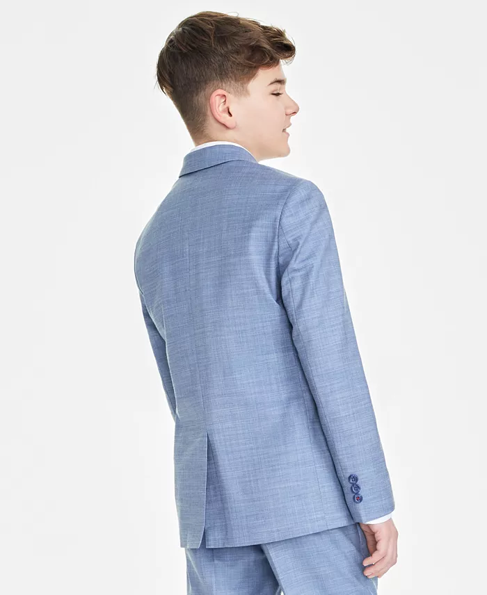 Alfani Tommy Hilfiger Big Boys Modern-Fit Stretch Sharkskin Suit Jacket Kids