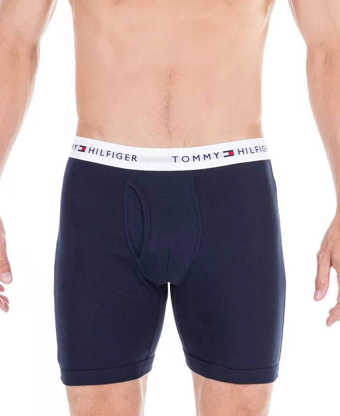 Alfani Tommy Hilfiger Men's 3-Pack Classic Cotton Boxer Briefs Men's Fashion & Accessories