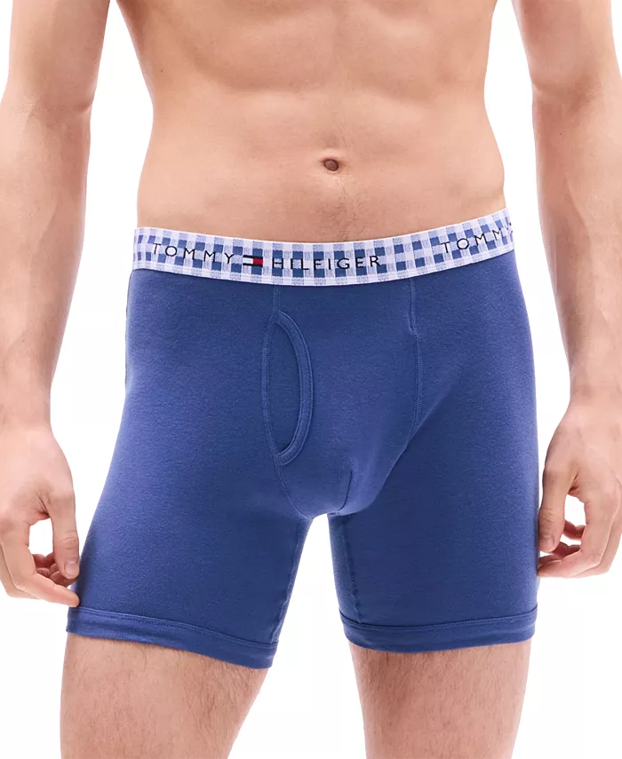 Alfani Tommy Hilfiger Men's 3-Pk. Cotton Classics Boxer Briefs Men's Fashion & Accessories
