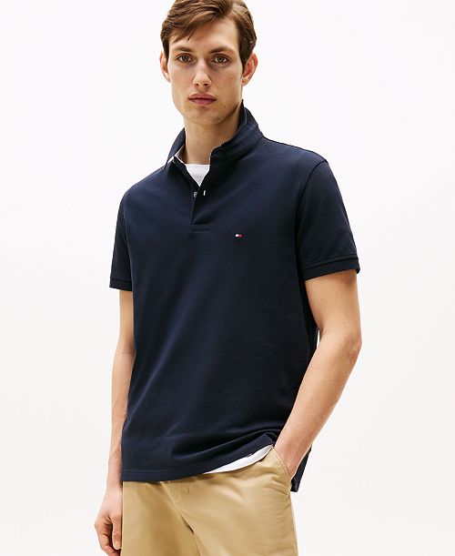 alfani Tommy Hilfiger Men's Cotton Classic Fit 1985 Polo Men's Fashion & Accessories