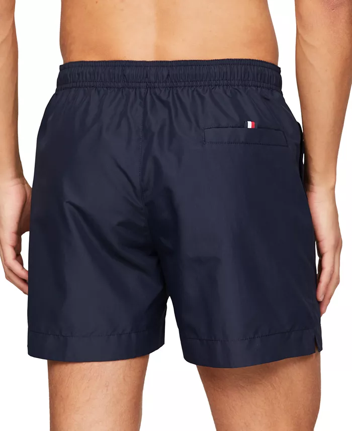 Alfani Tommy Hilfiger Men's Drawstring Logo 7" Swim Trunks Men's Fashion & Accessories
