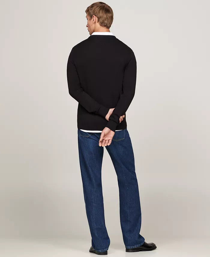 Alfani Tommy Hilfiger Men's Essential Solid V-Neck Sweater Men's Fashion & Accessories