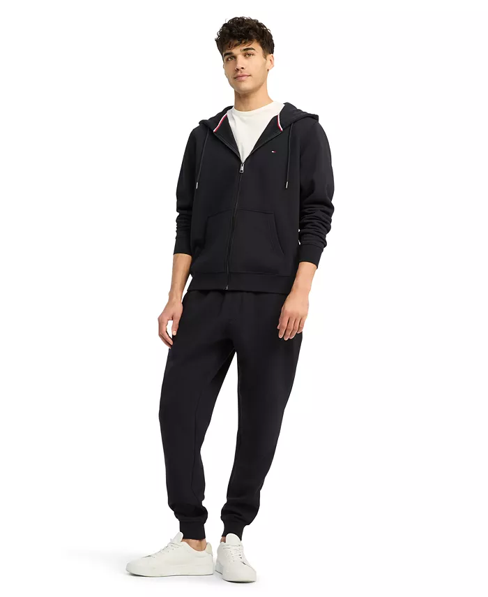 Alfani Tommy Hilfiger Men's Long Sleeve Zip-Front Flag Logo Hoodie Men's Fashion & Accessories