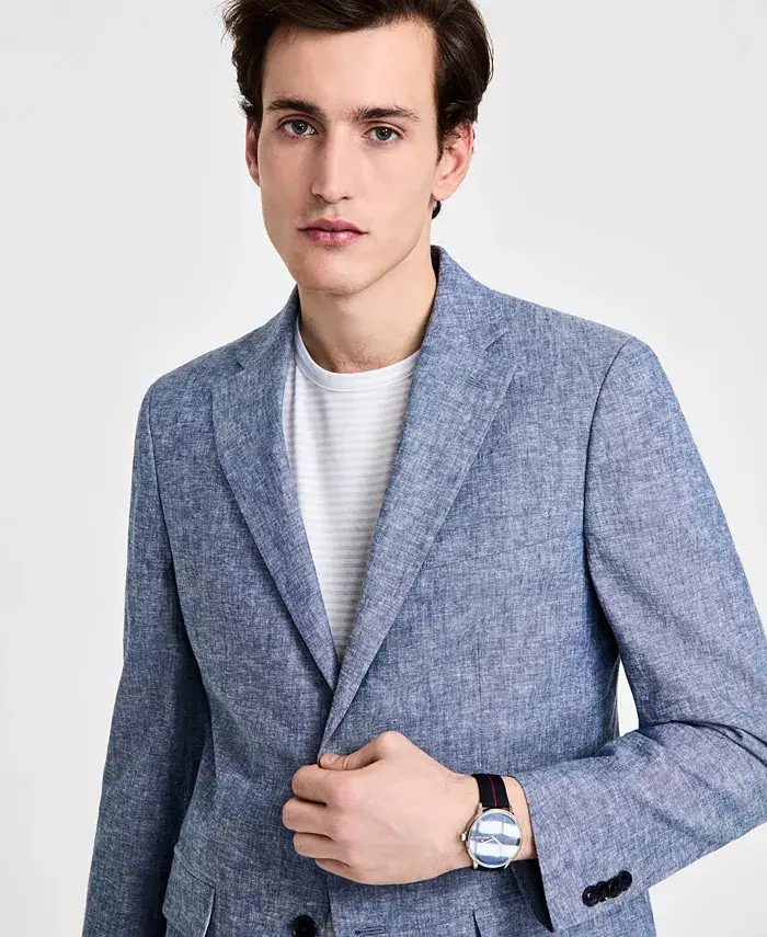 Alfani Tommy Hilfiger Men's Modern-Fit Linen Sport Coat Men's Fashion & Accessories