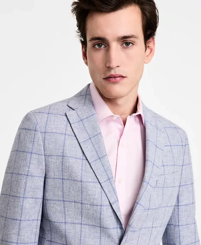 Alfani Tommy Hilfiger Men's Modern-Fit Plaid Sport Coat Men's Fashion & Accessories