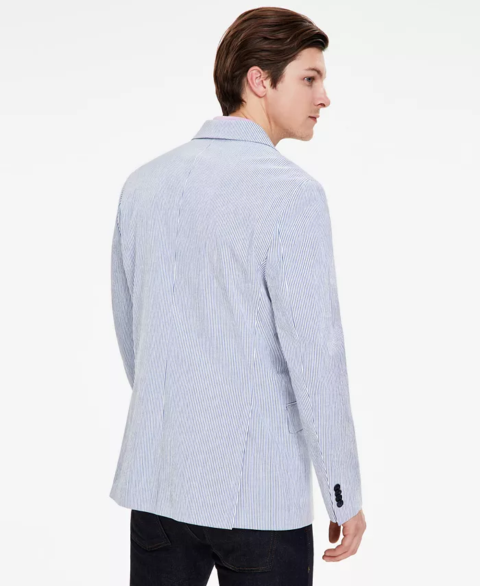 Alfani Tommy Hilfiger Men's Modern-Fit Seersucker Sport Coat Men's Fashion & Accessories