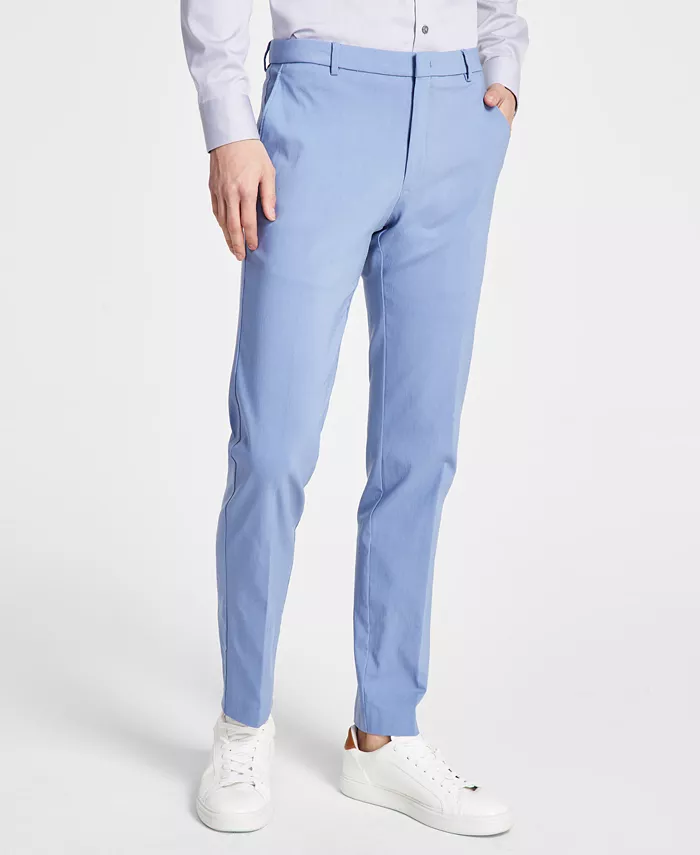 Alfani Tommy Hilfiger Men's Modern-Fit TH Flex Stretch Solid Performance Pants Men's Fashion & Accessories