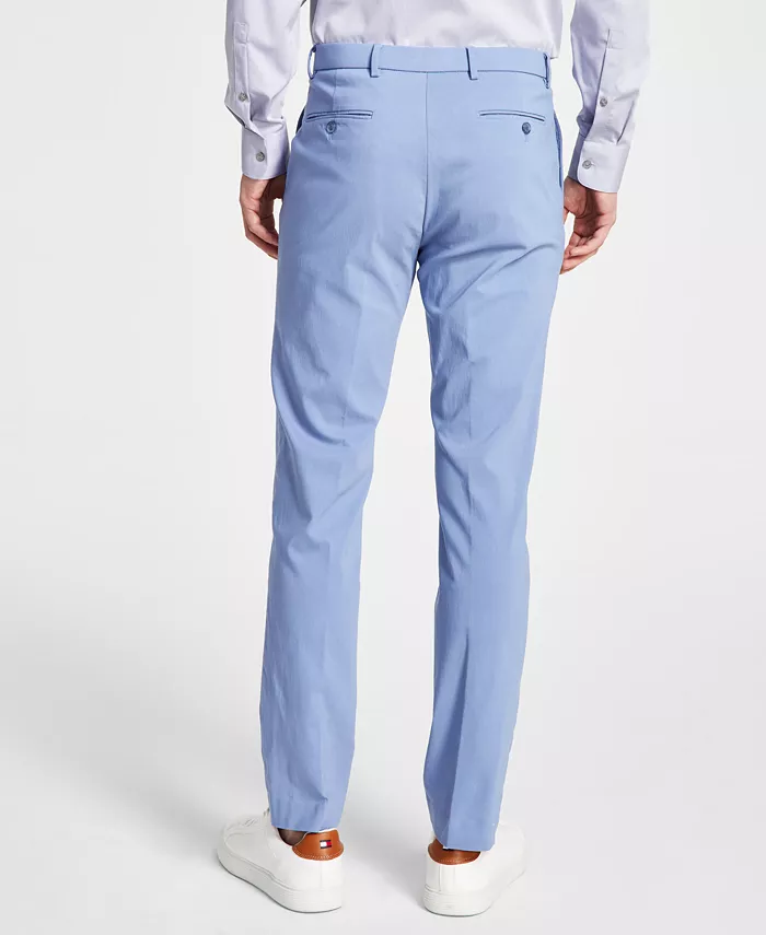 Alfani Tommy Hilfiger Men's Modern-Fit TH Flex Stretch Solid Performance Pants Men's Fashion & Accessories