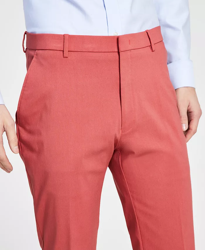 Alfani Tommy Hilfiger Men's Modern-Fit TH Flex Stretch Solid Performance Pant Men's Fashion & Accessories