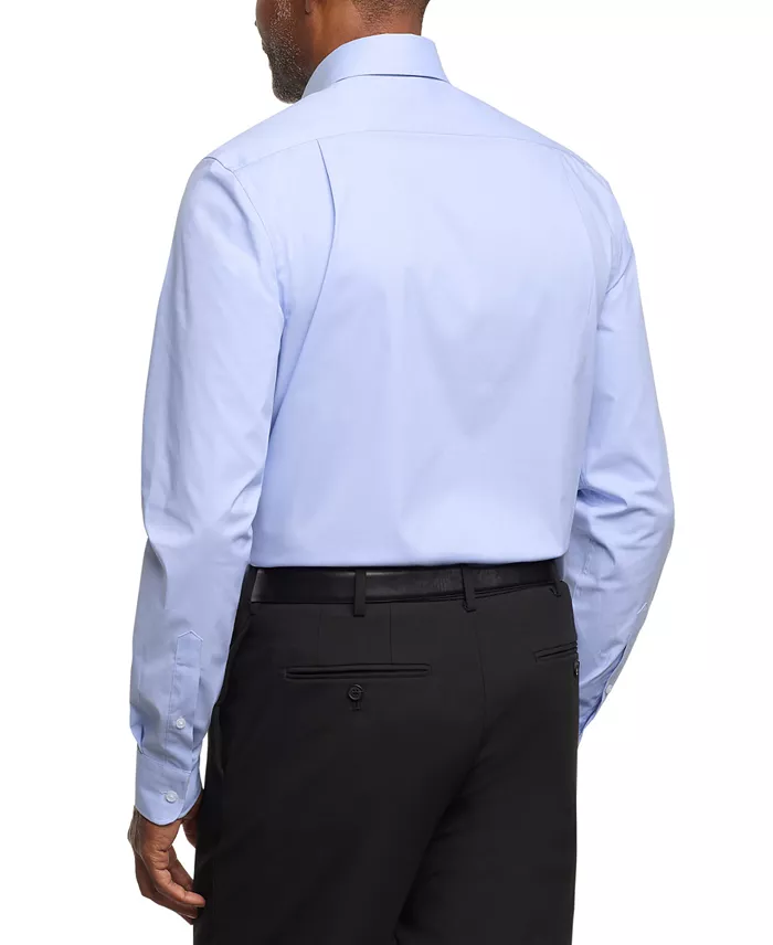 Alfani Tommy Hilfiger Men's Regular Fit Wrinkle Resistant Stretch Dress Shirt Men's Fashion & Accessories