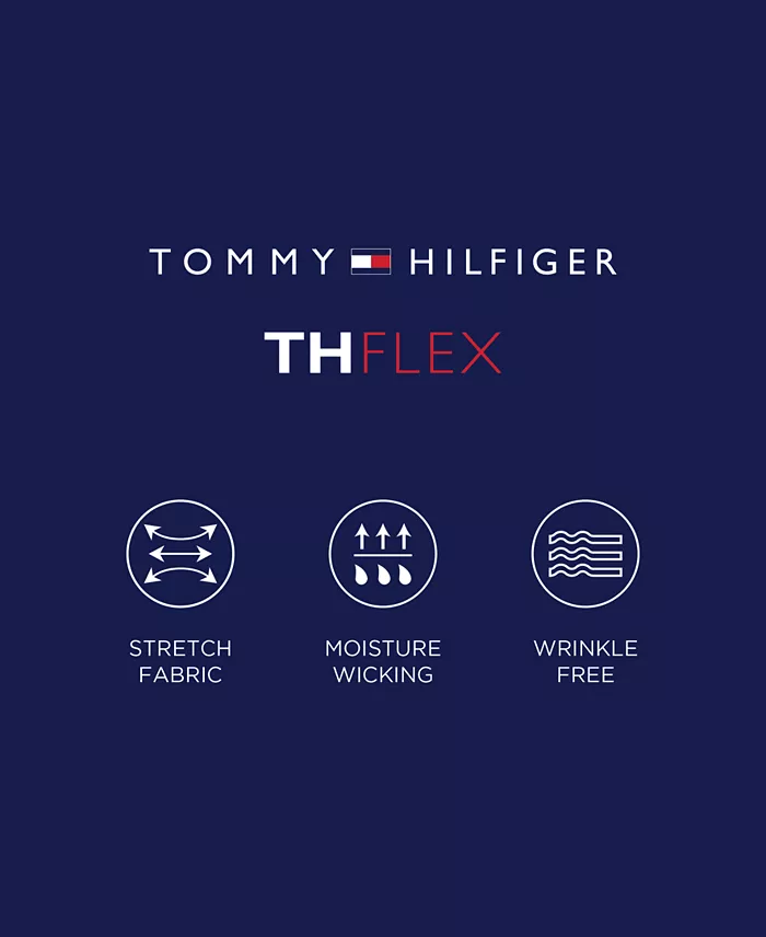 Alfani Tommy Hilfiger Men's Regular Fit Wrinkle Resistant Stretch Dress Shirt Men's Fashion & Accessories