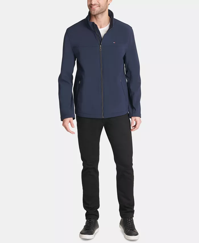 Alfani Tommy Hilfiger Men's Soft-Shell Classic Zip-Front Jacket Men's Fashion & Accessories