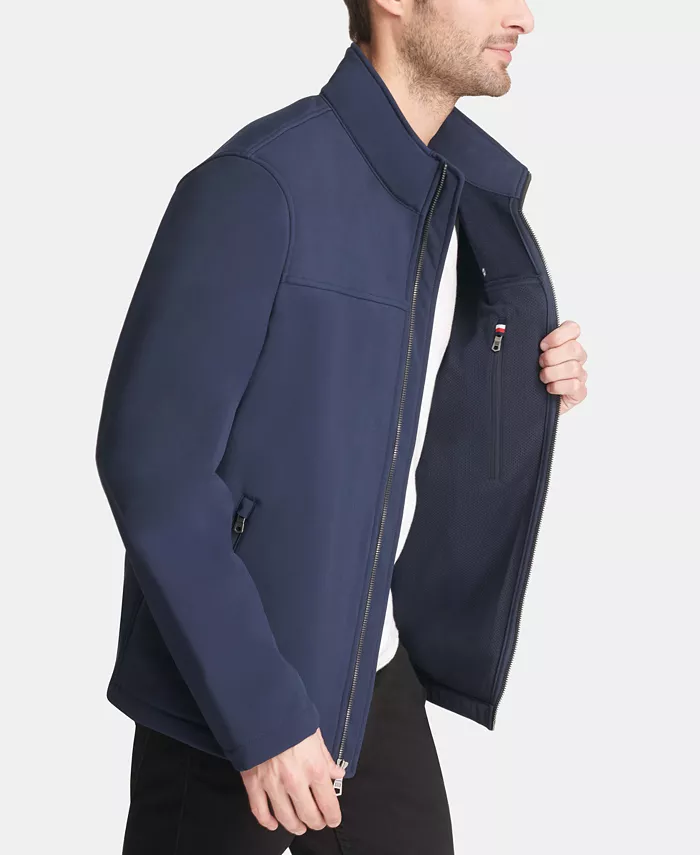Alfani Tommy Hilfiger Men's Soft-Shell Classic Zip-Front Jacket Men's Fashion & Accessories