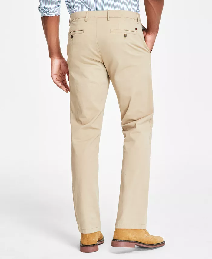 Alfani Tommy Hilfiger Men's TH Flex Stretch Regular-Fit Chino Pant Men's Fashion & Accessories