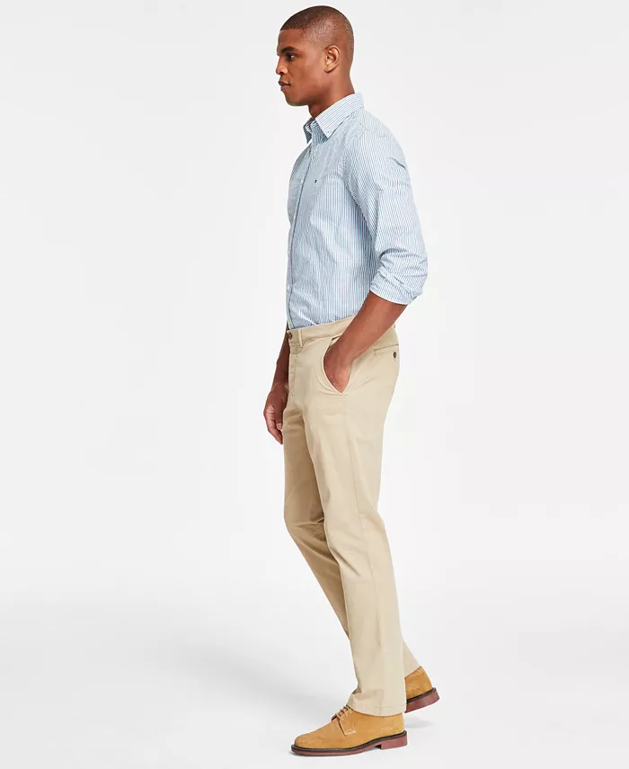 Alfani Tommy Hilfiger Men's TH Flex Stretch Regular-Fit Chino Pant Men's Fashion & Accessories