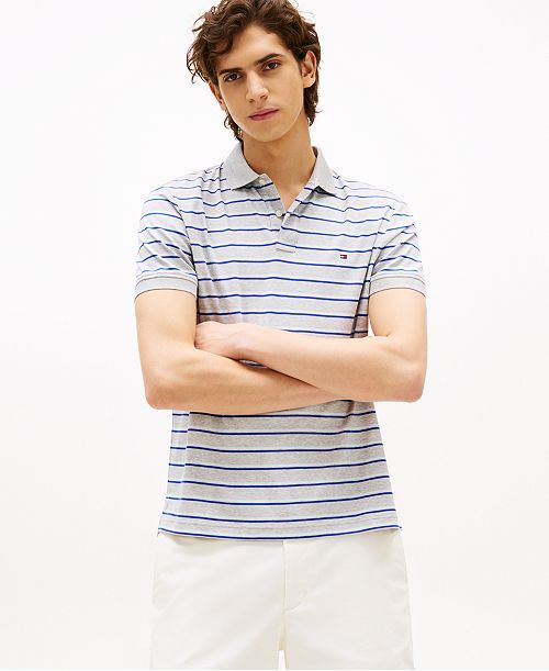 alfani Tommy Hilfiger Men's Ultra Soft Liquid Cotton Polo Shirts Men's Fashion & Accessories
