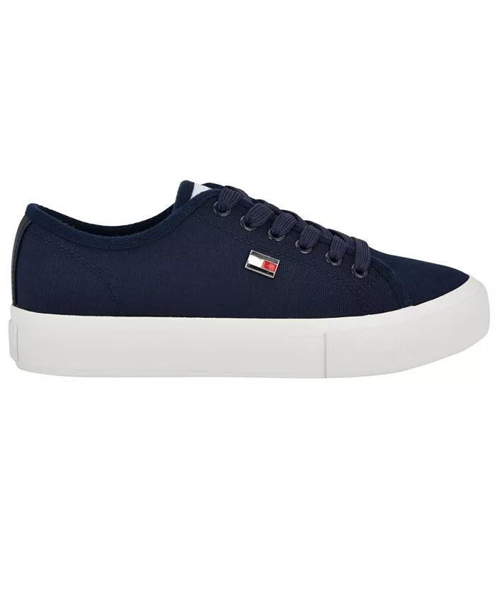 Alfani Tommy Hilfiger Women's Aressa Flag Lace-Up Sneakers Women's Fashion Shoes & Accessories