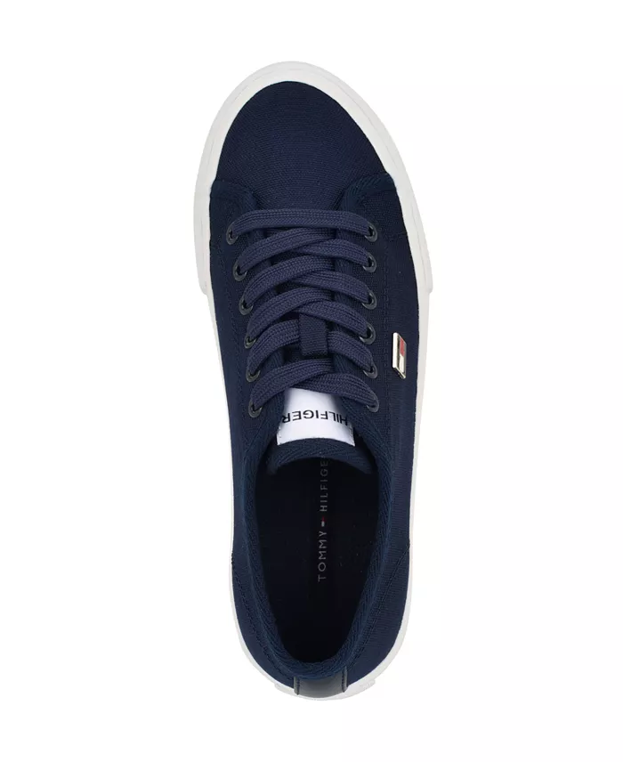 Alfani Tommy Hilfiger Women's Aressa Flag Lace-Up Sneakers Women's Fashion Shoes & Accessories