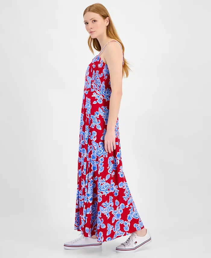 Alfani Tommy Hilfiger Women's Athena Paisley-Print Tank Dress Women's Fashion Shoes & Accessories