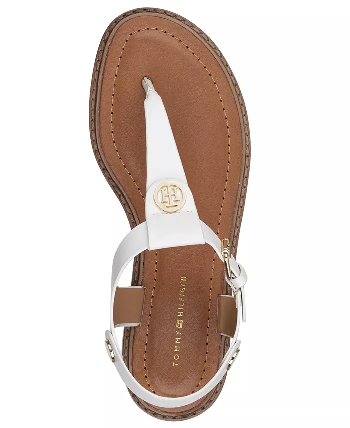 Alfani Tommy Hilfiger Women's Bennia Thong Flat Sandals Women's Fashion Shoes & Accessories