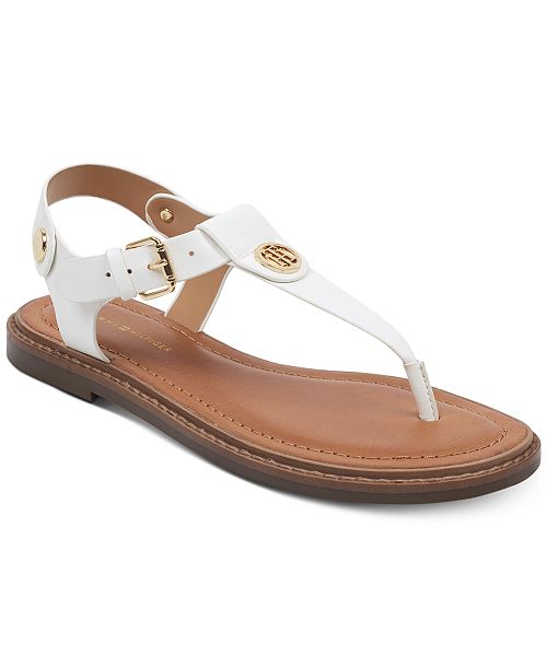 alfani Tommy Hilfiger Women's Bennia Thong Flat Sandals Women's Fashion Shoes & Accessories