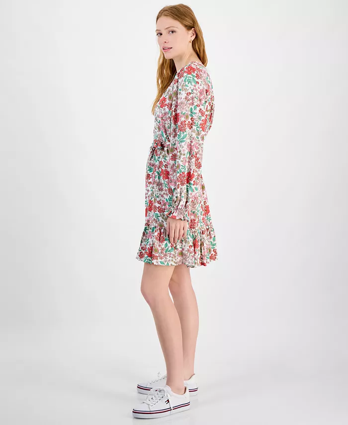 Alfani Tommy Hilfiger Women's Floral-Print Shirtdress Women's Fashion Shoes & Accessories
