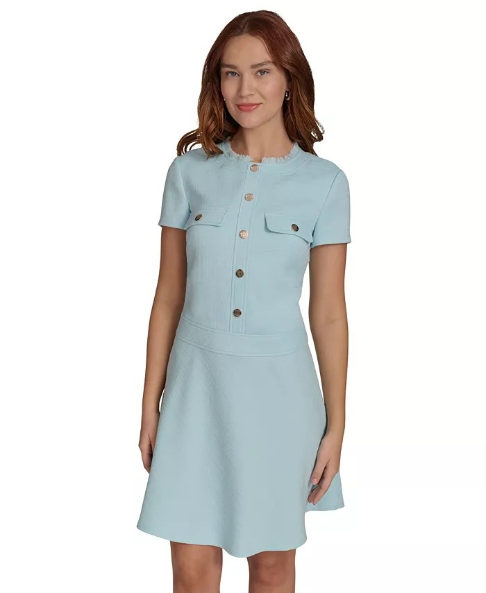 Alfani Tommy Hilfiger Women's Round-Neck Dress Women's Fashion Shoes & Accessories