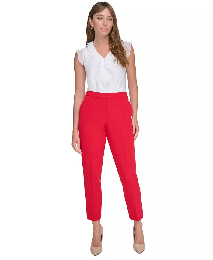 Alfani Tommy Hilfiger Women's Sloane Slim-Leg Ankle Pants Women's Fashion Shoes & Accessories