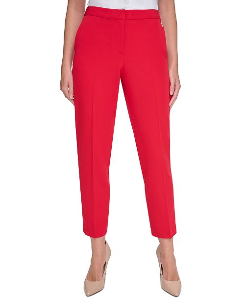 alfani Tommy Hilfiger Women's Sloane Slim-Leg Ankle Pants Women's Fashion Shoes & Accessories
