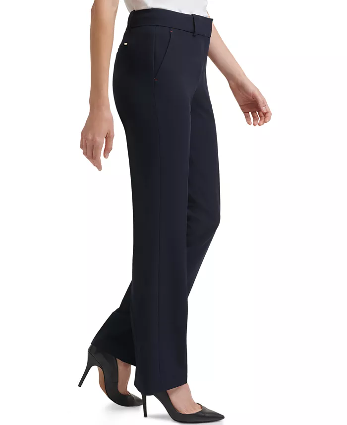 Alfani Tommy Hilfiger Women’s Sutton Boot-Leg Trousers Women's Fashion Shoes & Accessories