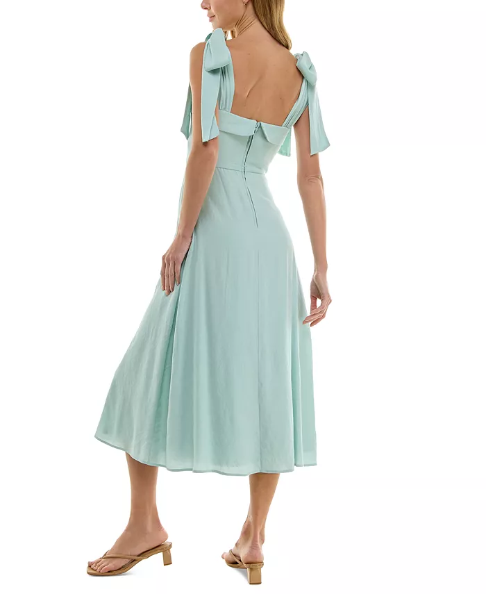 Alfani Trixxi Juniors' Tie-Shoulder Midi Dress Juniors'