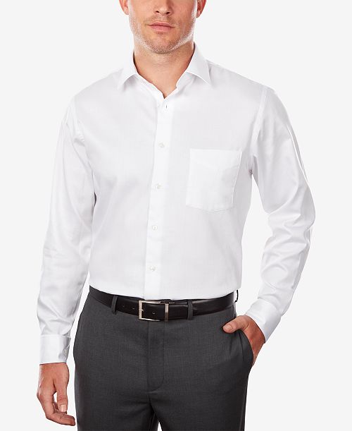 alfani Van Heusen Men's Classic/Regular Fit Stretch Wrinkle Free Sateen Dress Shirt Men's Fashion & Accessories