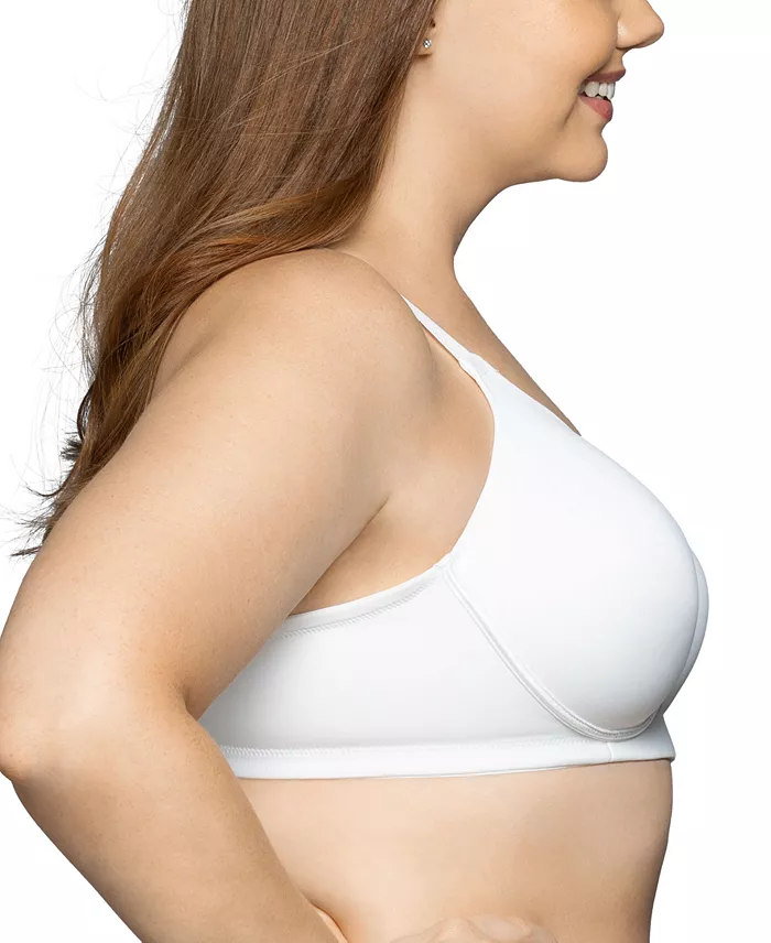 Alfani Vanity Fair Full Figure Beauty Back Smoother Wireless Bra 71380 Women's Fashion Shoes & Accessories