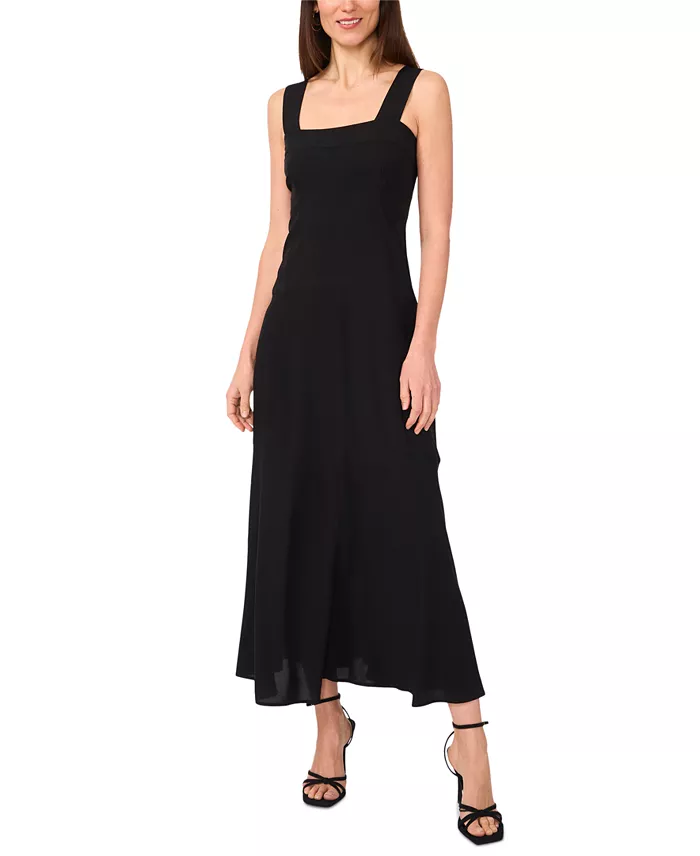 Alfani Vince Camuto Women's Challis Square-Neck Smocked-Back Sleeveless Maxi Dress XS-3X Women's Fashion Shoes & Accessories
