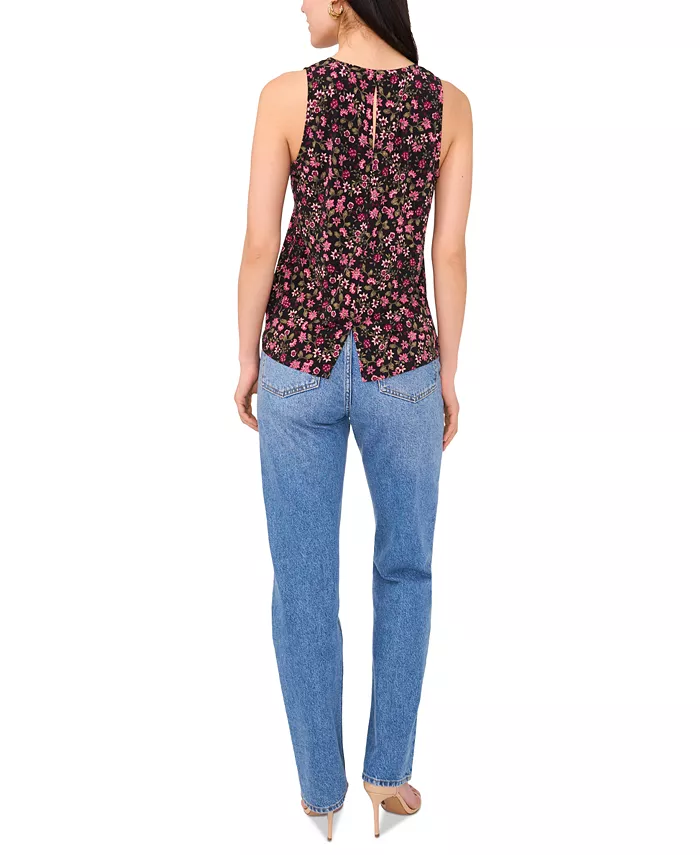 Alfani Vince Camuto Women's Printed Keyhole-Back Tank Top Women's Fashion Shoes & Accessories