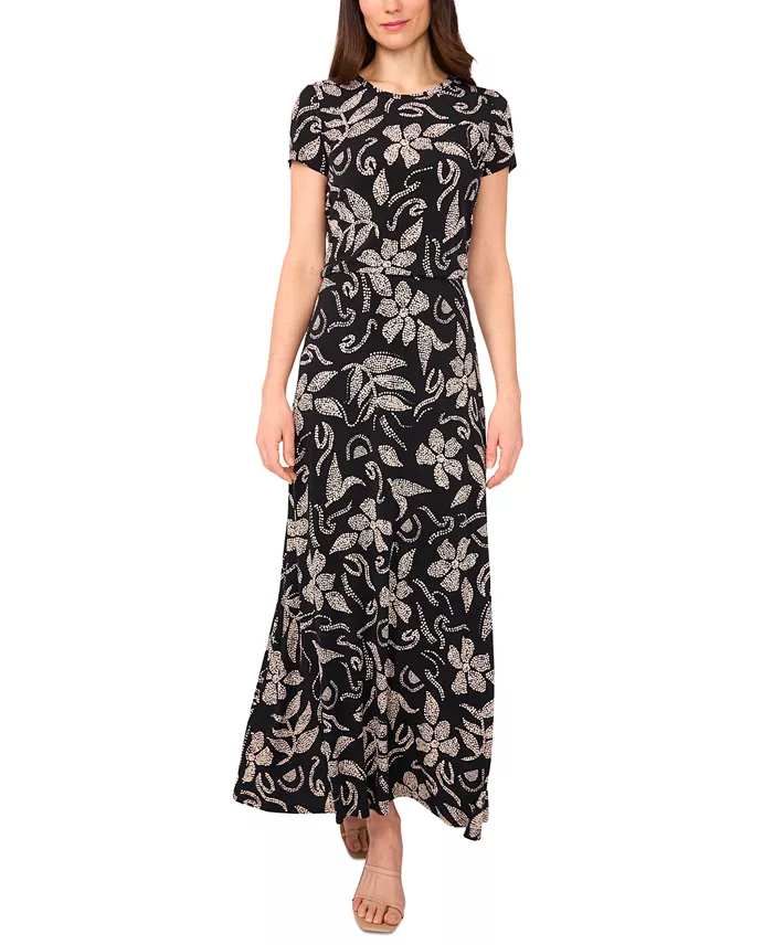Alfani Vince Camuto Women's Printed Pull-On Maxi Skirt Women's Fashion Shoes & Accessories