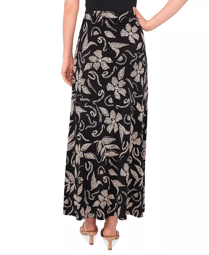 Alfani Vince Camuto Women's Printed Pull-On Maxi Skirt Women's Fashion Shoes & Accessories