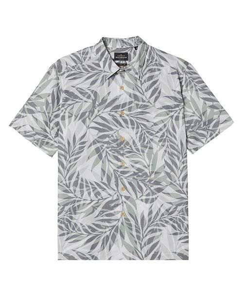 alfani Waterman Quiksilver Men's Shoreline Short Sleeve Shirt Men's Fashion & Accessories