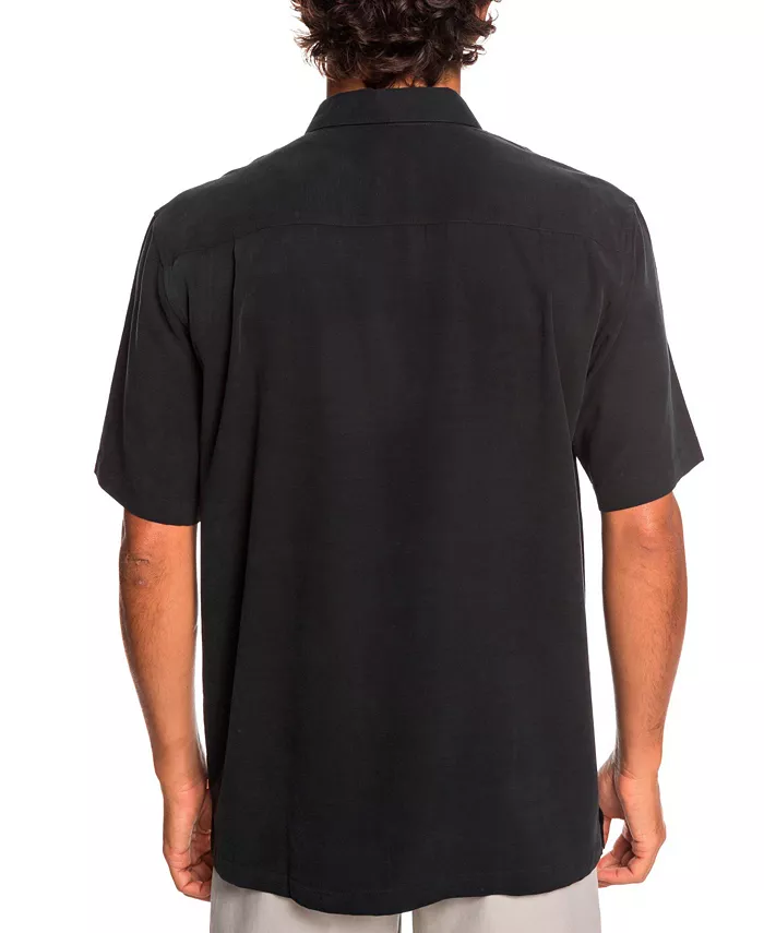 Alfani Waterman Quiksilver Men's Tahiti Palms Short Sleeve Shirt Men's Fashion & Accessories