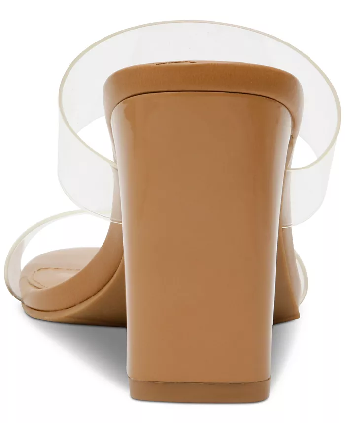 Alfani Wild Pair Zandria Two-Piece Clear Vinyl Dress Sandals Created For Macy's Women's Fashion Shoes & Accessories