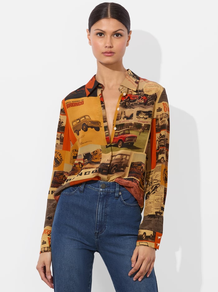 alice & olivia A+O X BRONCO WILLA TOP BRONCO