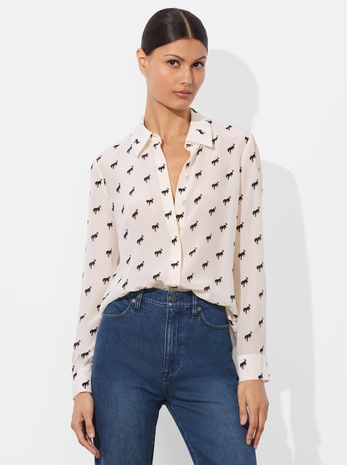 alice & olivia A+O X BRONCO WILLA TOP HORSE