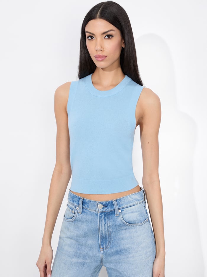 alice & olivia ARACELI SHELL BRIGHT RUBY