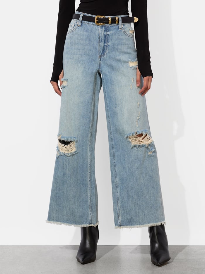 alice & olivia DEVOE ANKLE JEAN AMELIA DESTROY