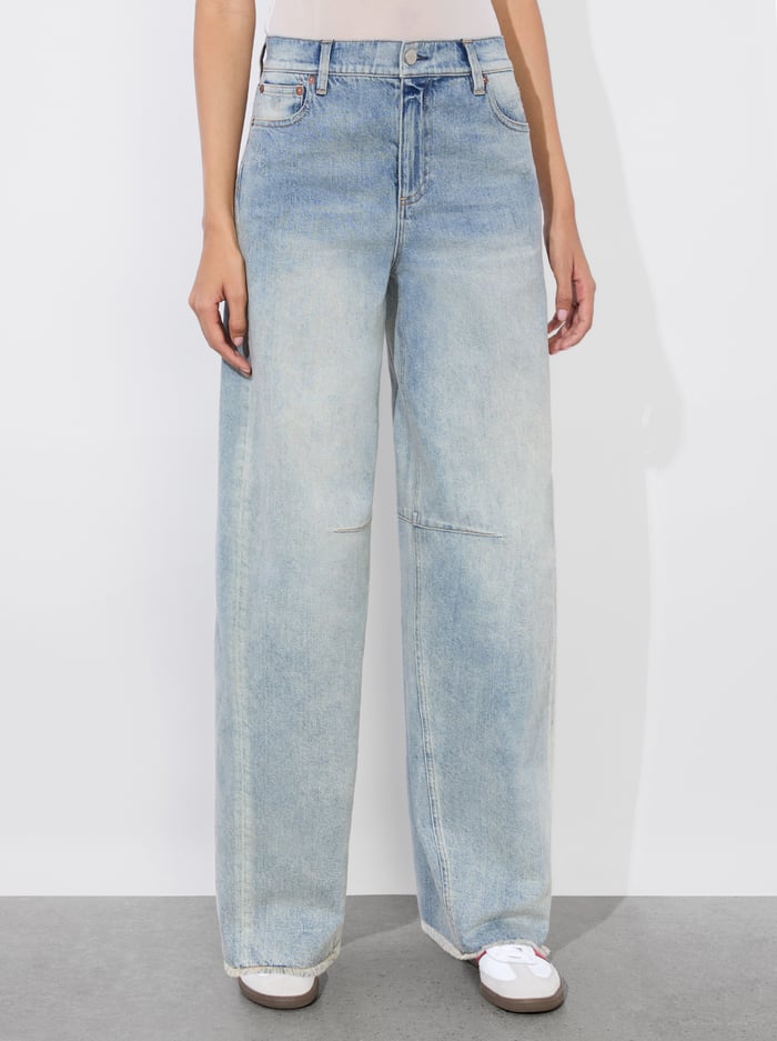 alice & olivia DRIGGS BALLOON JEAN SIERRA LIGHT BLUE