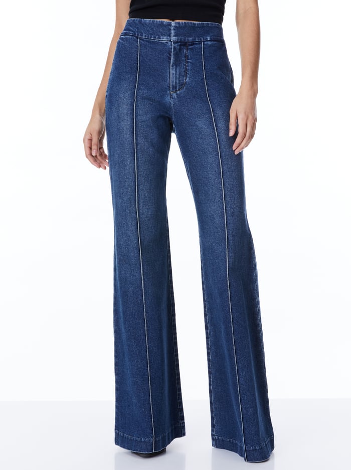 alice & olivia DYLAN JEAN LOVE TRAIN