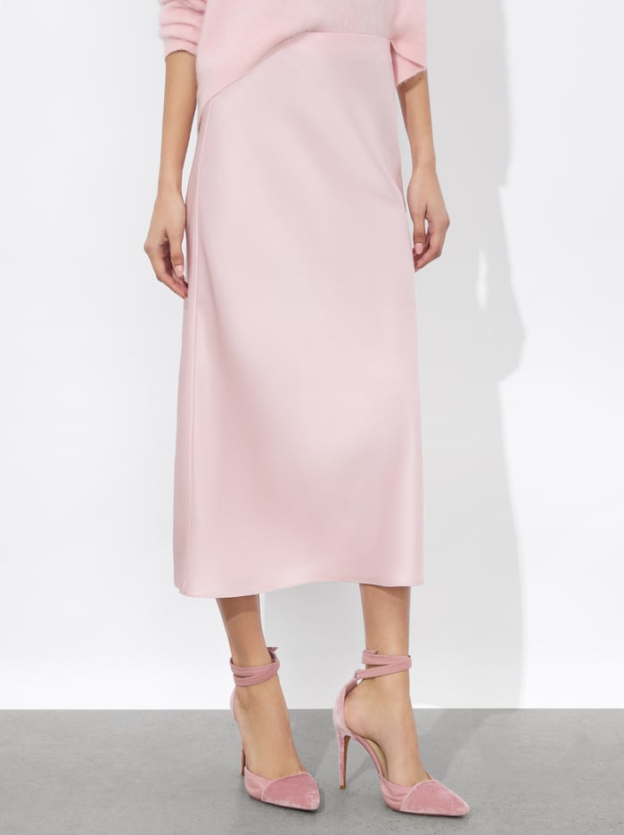 alice & olivia MAEVE SLIP SKIRT CHINO