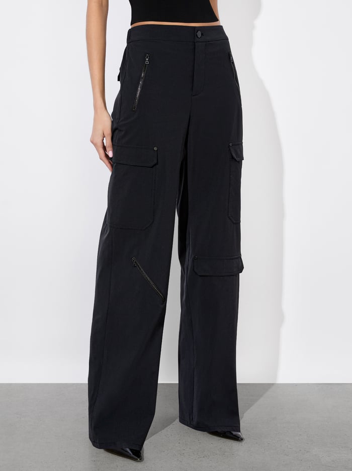 alice & olivia MILO CARGO PANT BLACK